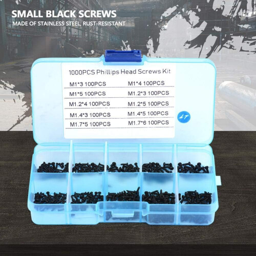 Multi-Purpose Micro Screws, Self-Tapping For Electronics And Diy Projects, Precision Crafted For Reliability And Durability, Suitable For Watches,