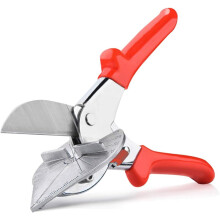 Tijeras de inglete ajustables, mango ergonómico antideslizante, cuchillas resistentes para un corte preciso, cortador multiángulo de 45 a 135