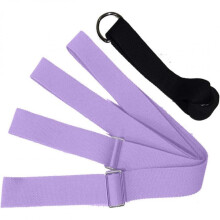 Accesoriu de fitness cu buclă reglabilă pentru întinderea yoga, bandă de rezistență cu prindere antiderapantă pentru îmbunătățirea