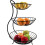 Rustic Design Wire Basket with Breathable Storage, Convenient Countertop Storage for Healthy Snacking, Chic Minimalist Storage Solution for Kitchens 1