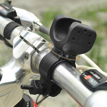 Fäste för cykelficklampa, kan enkelt monteras på styret eller gaffeln, 360 graders justerbart roterande klämma med enkel åtkomst i fält