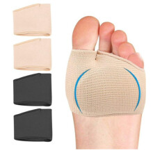 Foot Pain Relief, Metatarsal Pads with Flexible Compression and Adaptable Support, Gel Forefoot Fabric Sleeves for Ball of Foot Cushions, Effective
