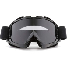 Outdoor Sports Goggles for Cycling Skiing Riding, Windproof Dustproof Eyewear OTG Frame Design, Impact Resistant PC Lens with UV400 Protection, Soft