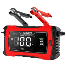 10A Automatic Charging for Lithium LiFePO4 GEL Lead-Acid Batteries 12V 24V Motorcycle Charger Car Battery Charger(EU)