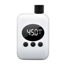 Portable Electric Air Pump Bicycle Tire Inflator with Valves Suitable for Road Bike and Motorcycle White