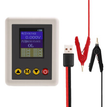 TS4520 AC 4-Draads Spanningsweerstandstester 1,77 Inch TFT-Scherm Batterijweerstandstester met Type A USB Naar Kelvin-Clip