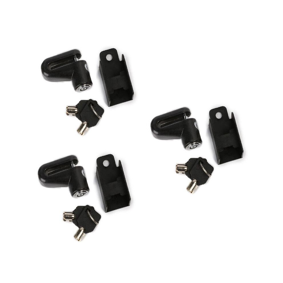 3 Sets Bike Disc Brake Lock Motorcycle Electric Car Disc Brake Key Lock Riding Equipment Accessories Bicycle Lock Black 6134183904993