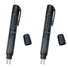 2 Peças Caneta de Verificação Precisa da Qualidade Do Óleo Testador Universal de Fluido de Freio Ferramenta de Teste Digital de Fluido de Freio de
