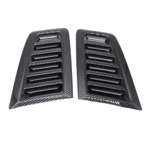 Capô Do Motor Do Carro Tampa de Ventilação de Saída de Ar Tampa de Ventilação de Fibra de Carbono Guarnição para Focus MK2 Acessórios para