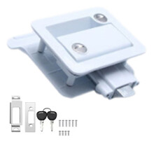 RV Slot Caravan Deurgreep Slot Cabine Paneel Slot Dubbele Verzekering Anti-Diefstal Draagbaar voor RV  Caravan,A