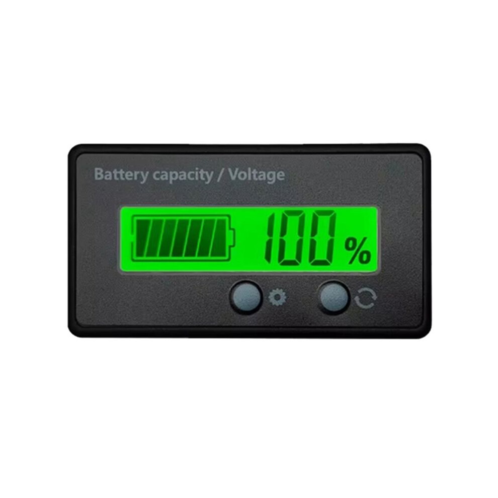 Led Digital Voltmeter Voltage Meter Tester Acid Lead Lifepo4 Lithium Battery 12V/24V/36V/48V Capacity Indicator 6133685140465