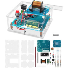 Electric Magnetic Transmitter Kit, DIY Electric Magnetic Transmitter Kit for Learning Education Ideal Gift for Family