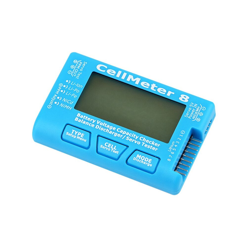Rc Cellmeter-8 2-8S Battery Capacity Voltage Test Meter For Lipo Life Li-Ion Nimh Nicd Cell Meter 6131458174204