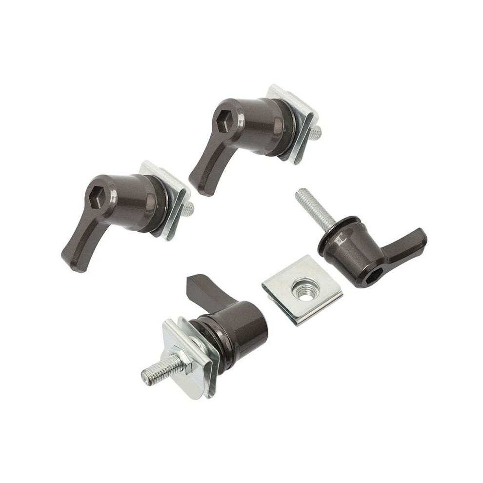 Motorcycle Saddlebag Lever Lock Bolts & Nuts Kit For Touring Dyna Cvo Road Glide Breakout Deluxe 4712108160352