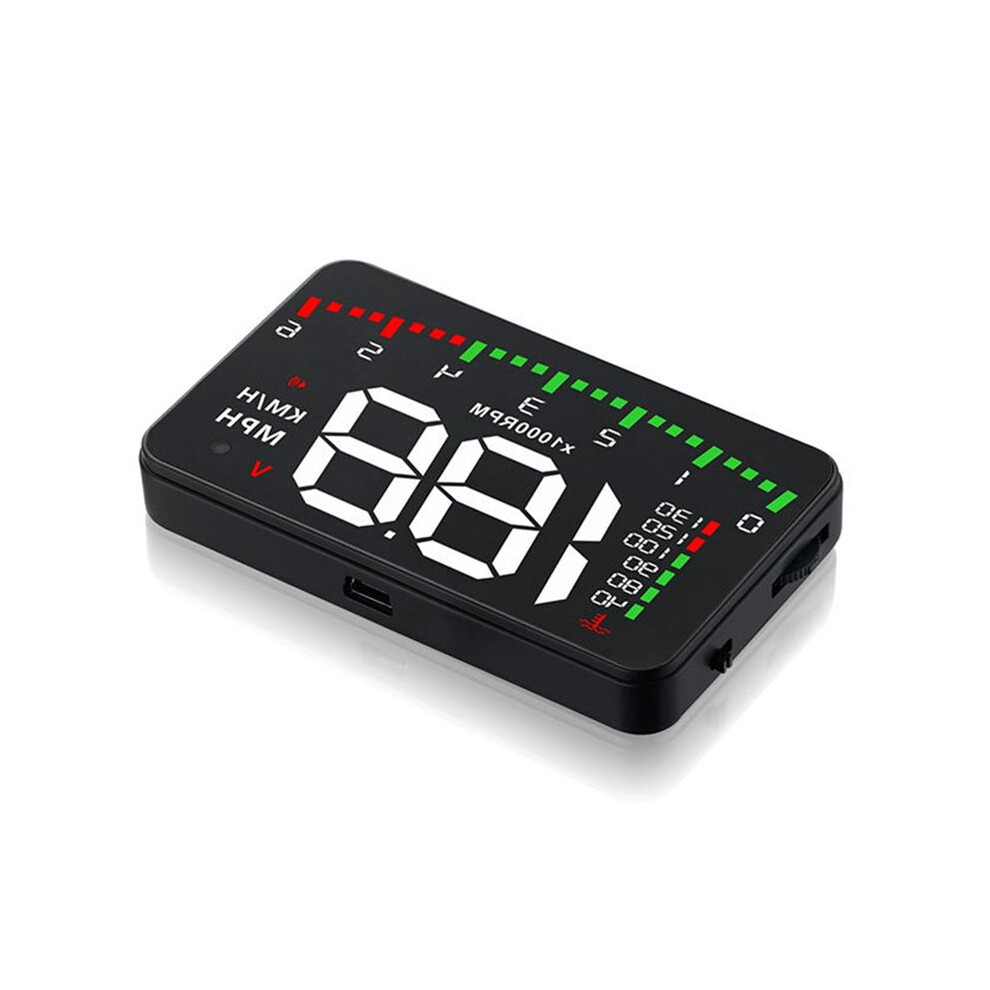 A900 Obd Hud Display Car Overspeed Warning Windshield Projector Water Temperature Voltage Tachometer Rpm Mph 6032040869082