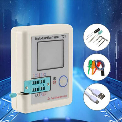 Colorful Display Multi-Functional TFT Backlight Transistor -TC1 Tester for Diode Triode Capacitor Resistor 1