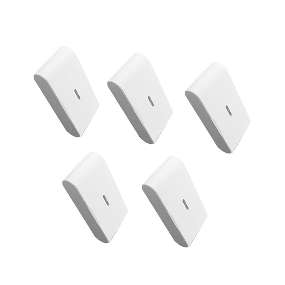 5Pcs 433Mhz Wireless Vibration Glass Break Detector, Adjustable Sensitivity, Compatible With Alarm Systems 4713264889026