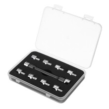 Dirt Bike ATV Scooter CNC Motorfiets Spaaksleutel Spance Reparatiegereedschap met 10 Stuks Verwisselbare Punten 5.0-6.8 Zwart