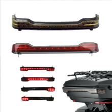 Motorrad-Heck-LED-Bremslicht Tour Pack Blinker Rücklicht für  Touring Road Glide Limited 2014-2024 B