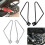 Supporto per Borse Laterali per Moto  XL883/1200 HD1450/1584 Argento 3