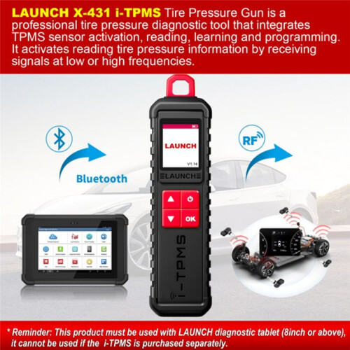 LAUNCH X431 I-TPMS Tire Pressure Diagnostic Tools Tire Pressure Activation Device TPMS Programming Tools 1
