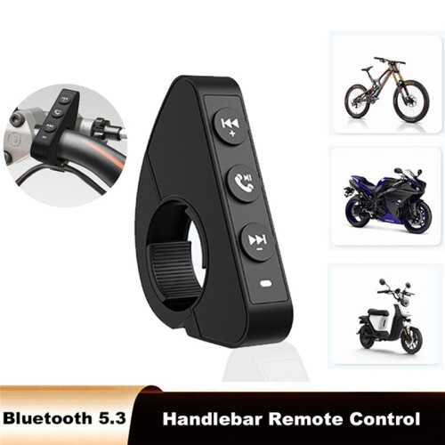 Telecomando da Manubrio per Casco da Moto, Auricolare IP6  5.3, Controller Wireless per Telefono 2