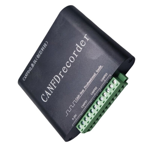 CANFD Bus Data Recorder 10K-5Mbps 3-Channel Offline Recording & Playback 90M/S USB3.0/Type-C Data Transfer 2
