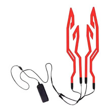 Bande Lumineuse LED pour Casque de Moto, Clignotant, Avertissement, Autocollant, pour la Conduite de Nuit