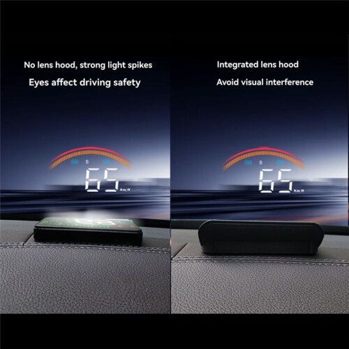 M11 OBD2 Dual System HUD   Display Speed Water Temperature Mileage  Auto Windshield Projection 2
