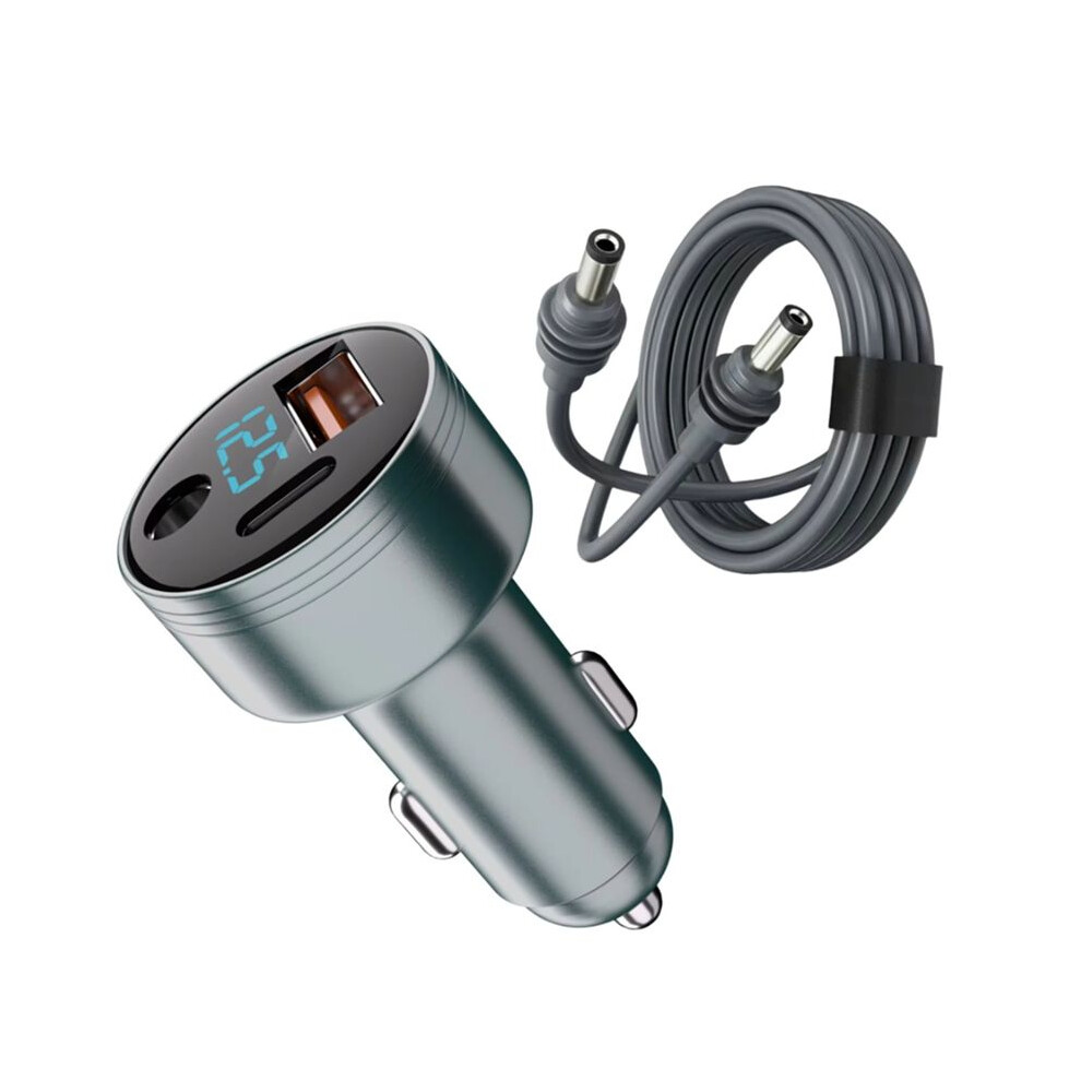 3-In-1 Car Charger For Starlink With 5521 Usb-C Qc 3.0 Multi-Port Fast Charging Adapter With 16Awg Cable 6032919644550
