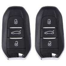 2PCS for 307 308 3008 508 5008 for C3 C4 for HU83 4A Chip 433MHz Remote Car Key