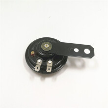 2 Stück Motorrad-Elektrohupe, Universell, Wasserdicht, Rund, Laute Hupenlautsprecher, 12 V, 1,5 A, 105 DB Signal