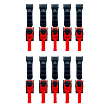 10 Stuks Motorfiets Fietshelm Snelontgrendelingsclip Kinband Trekgesp Motorfiets Accessoires