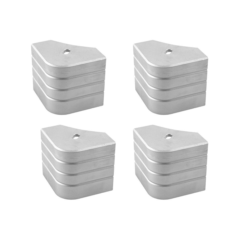 Aluminum Pontoon Corner Caps, Boat Corner Caps Pontoon Deck Corner Bumper For 90 Degree Rounded Corner 4762825946951