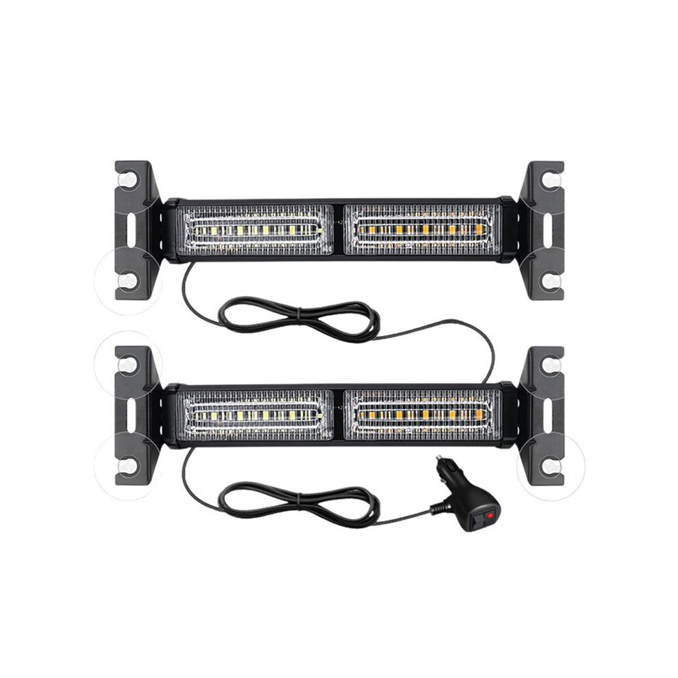 Led Emergency Strobe 18 Flashing Car Warning Safety Windshields 12-30V For Car Atv Utv Truck Light 6034078027557