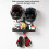 Motorcycle Helmet Display Stand with Adjustable Hook Wall Mounted Organize Caps Jackets & Accessories. Universal Fit 2