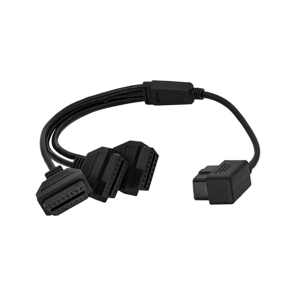 Obdii Extension Cable 16Pin Male To 3 Female Adapter Obd2 Diagnostic Cable Splitter For Auto Diagnostic Tool Scanner 6032125481758