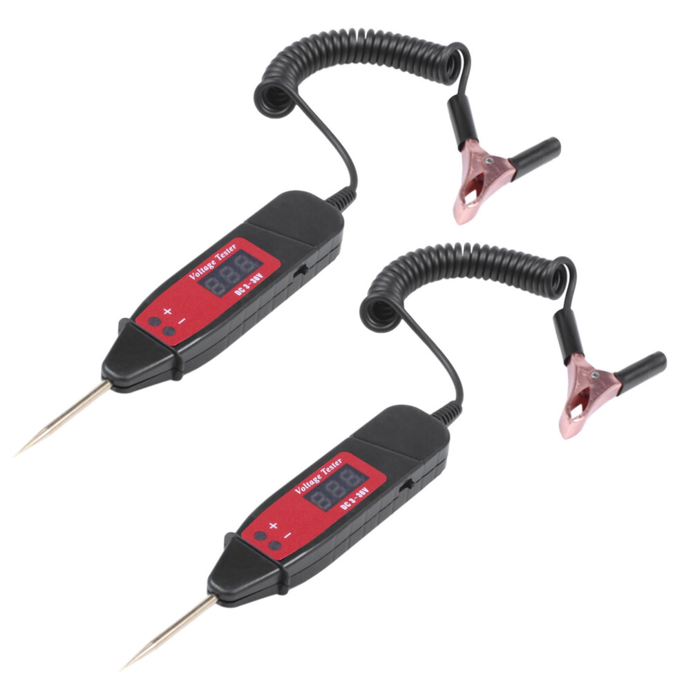 2X Universal 5-36V Car Digital LCD Voltage Test Pen Professional Car Tester Pencil Detector with LED Light-image-OPC-PQD7GN7-NEW