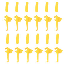 24X Trocador de Pneu Parte Nylon Montagem de Desmontagem CabeçA de Pato InserçãO Protetor de Aro