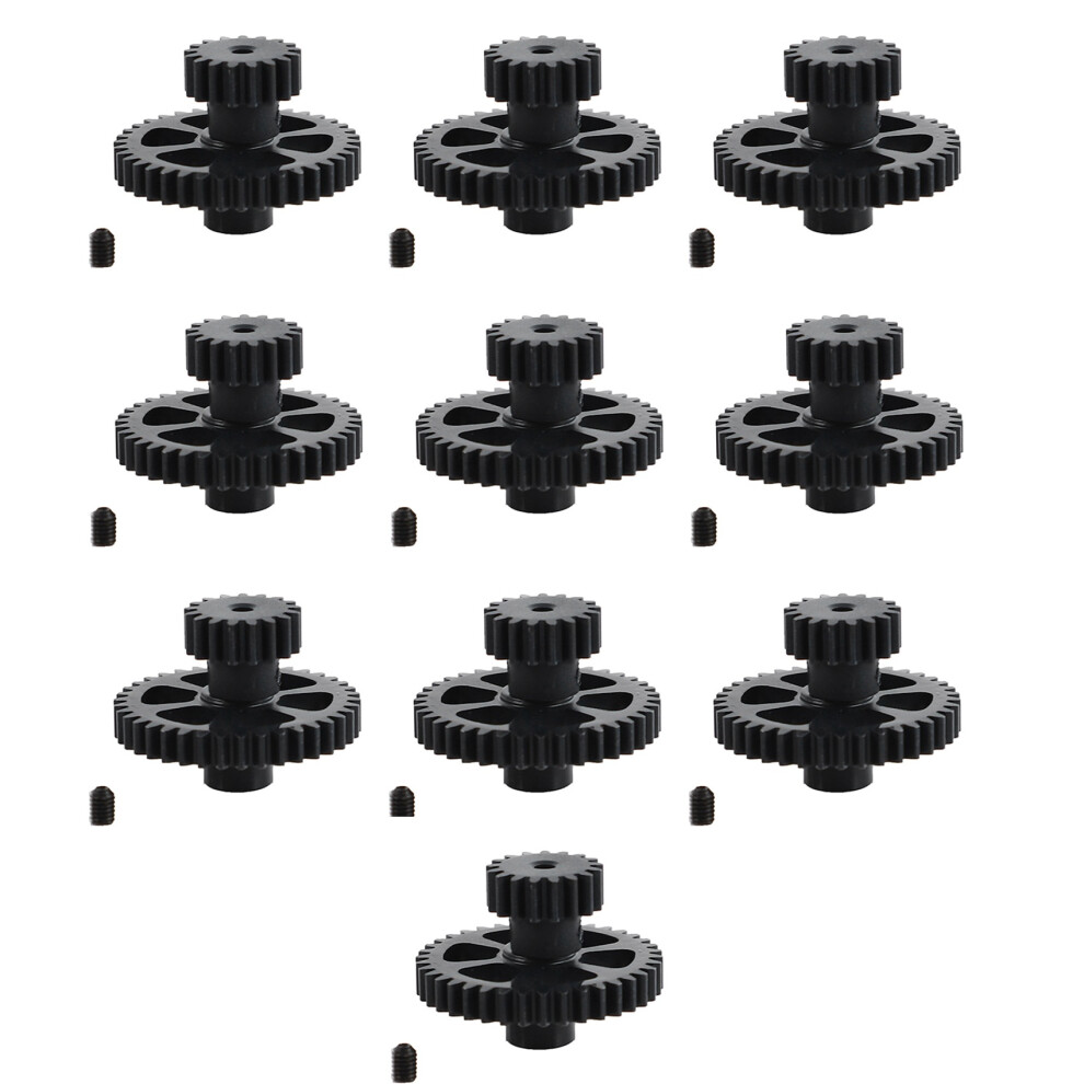 10X Upgrade Part Metal Reduction Gear + Motor Gear Spare Parts For A949 A959 Rc Car Remote Control Toy Parts 6133098906535