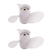 2X Boat Propeller 6G1-45943-00-El 8 1/2 x 7 1/2 for Outboard Engine 6-8Hp 3 Blades R Rotation 7 Spline Tooths
