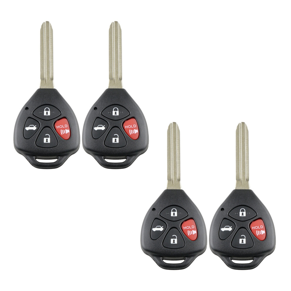 4 X Remote Car Key Fob Shell Case For 2007 2008 2009 2010 2011 Camry Rav4 6031855603140