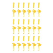 36 x Smontagomme Parte Nylon Montatura Demount Testa Anatra Inserto Protector