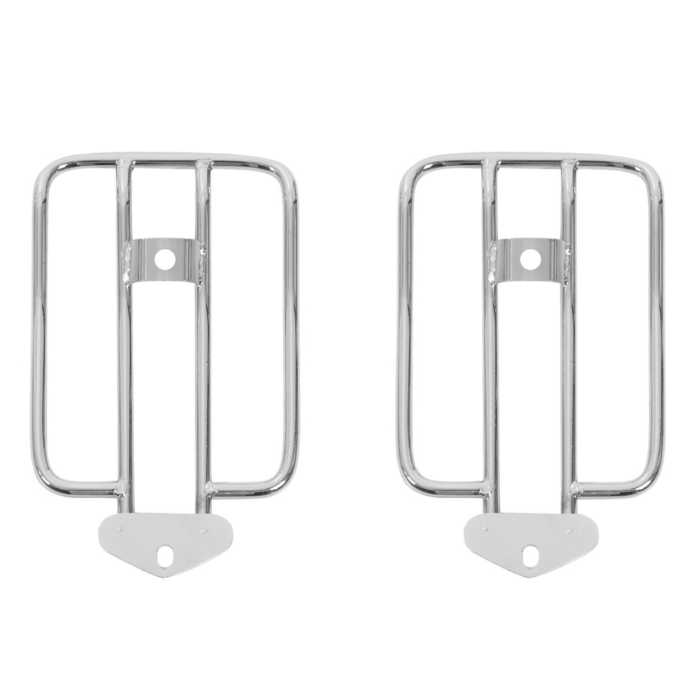 2X Motorcycle Luggage Rack Backrest Rear For Sportster Xl 883 Xl1200 X48 (Silver) Silver 6032983583502