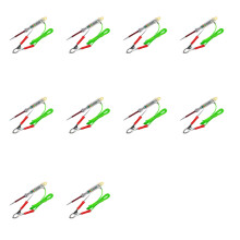 10X Testeur de Circuit LED Automobile 6-24V Lumière de Test avec Double Sonde Pince Crocodile de Fil Antigel de 47Pouces