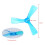 10x para Nazgul Cine 2525 2,5 Polegadas Tri-Blade/3 Blade Prop Hélice CW CCW para FPV ProTek25 Drone Parte-Cinza 6