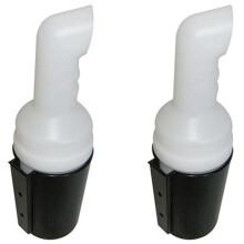 2X für Golfwagen Sandflasche für EZGO Club Car Divot Füller Sandflaschen Kit mit Klappersicherem Halter für GolfwagenA