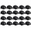400 Pieces Black Plastic Waterproof Cable Gland Connector PG7 1