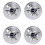4 pçs 8 polegadas SS tampas de roda para carrinho de golfe 5 raios design hub cap para carrinhos de golfe para carro clube EZGO 1