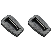 2X Silicone Carbon Fiber Car  Key Case Cover for  Camry RAV4 CHR Prius  Avalon 2018 2019 2020 2021